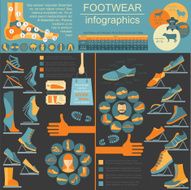 Footwear infographics elements N3