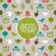 Seamless spring pattern N4