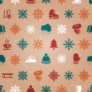 seamless winter pattern N3