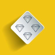 Diamond vector icon N5