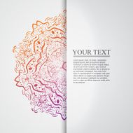Hand abstract ornament N2