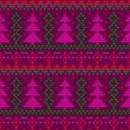 Christmas seamless knitted background N3