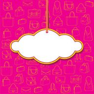 creative fashion bag banner design