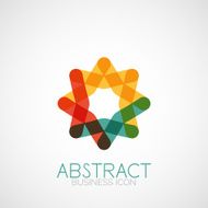 Symmetric abstract geometric shape N201
