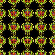Vector decorative seamless pattern background Elegant luxury texture for wallpapers N23