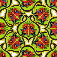 Vector decorative seamless pattern background Elegant luxury texture for wallpapers N24