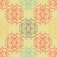 Vector decorative seamless pattern background Elegant luxury texture for wallpapers N25