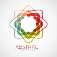Symmetric abstract geometric shape N202