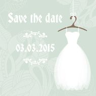 Bridal shower invitation card template