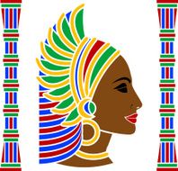 african woman profile