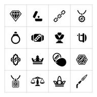 Set icons of jewelry N2