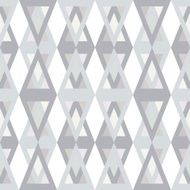 Seamless textured gray triangle pattern on white