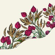 Floral ornate pattern N24