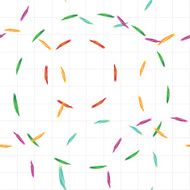 seamless background of watercolor circles vector illustration
