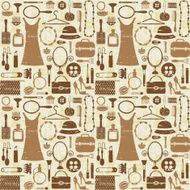 Beauty and fashion seamless pattern background 2