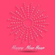 Abstract fireworks Pink Starry