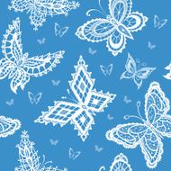background of lace abstract butterflies