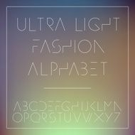 Light fashion alphabet letters collection N2