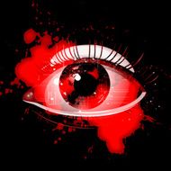 Eye on a colored background N2