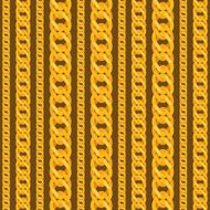 Seamless pattern with beautiful jewelry gold chains