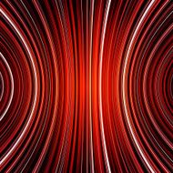 Abstract black and red warped stripes colorful background