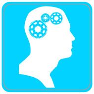 Vector silhouette of a man N194