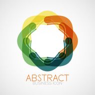 Symmetric abstract geometric shape N204