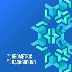 blue green asymmetric abstract geometric background