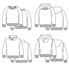 Hoodies white