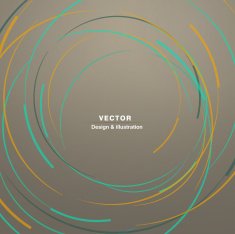 Vector abstract lines on a colored background N4