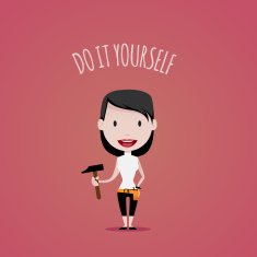 DIY Girl Illustation N7