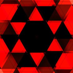 abstract red triangle pattern background