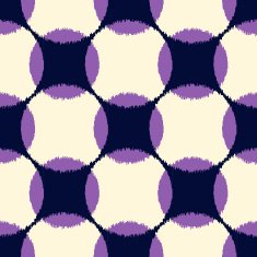 seamless circle mesh scribble pattern N2
