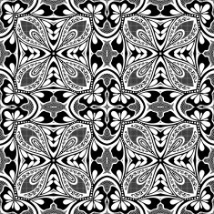 Seamless Vintage Lace Pattern (Vector) N61
