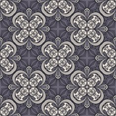 Seamless Vintage Lace Pattern (Vector) N62