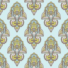 Seamless damask pattern vector design