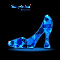 Icon crystal pattern shoes