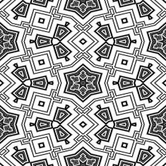 Black and white seamless abstract texture N19