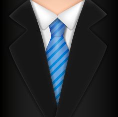 Male clothing suit Vector Illustration contains transparencies N4