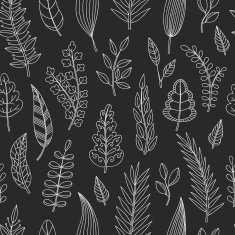 Seamless pattern with leaves N43