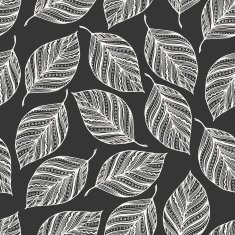 Seamless pattern with leaves N45