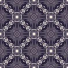 Seamless Vintage Lace Pattern (Vector) N65
