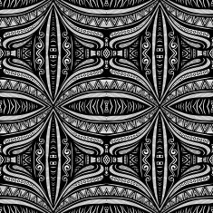 Seamless Vintage Lace Pattern (Vector) N69