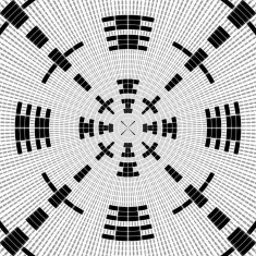 Black and white seamless abstract texture N21