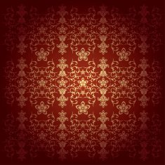 Flowers baroque vector background