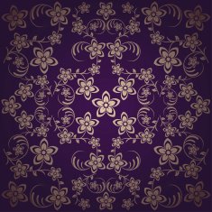Flowers baroque background N9