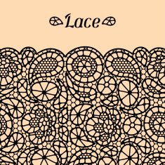 Vintage fashion lace background with abstract flowers N4