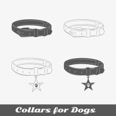 Silhouette collars for dogs N2