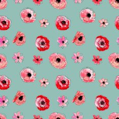 Seamless Floral Pattern N676