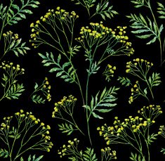 Seamless flower with leaf pattern background N3